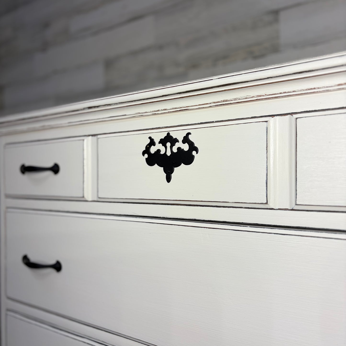 Tall White Dresser