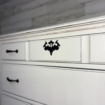 Tall White Dresser