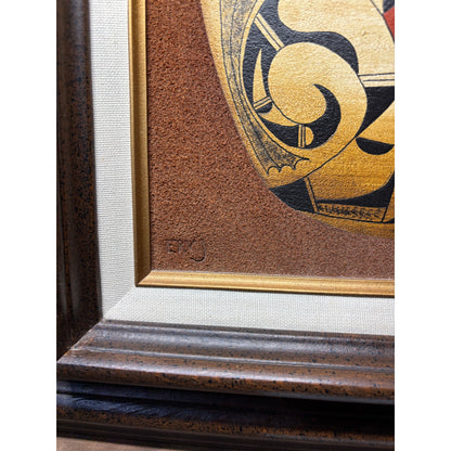 Erv Johnson Hopi Acoma Pottery Acrylic Painting Set Aztec Tribal