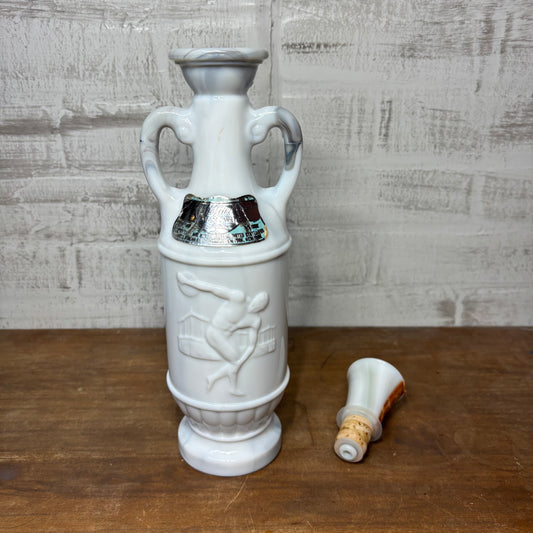 Vintage Marble Glass Jim Bean Decanter