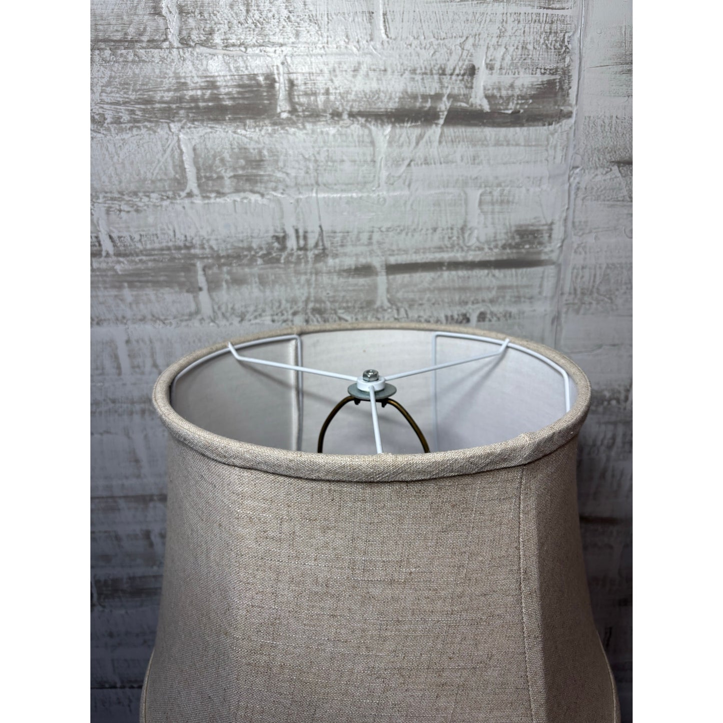 Blue Porcelain Textured Table Lamp