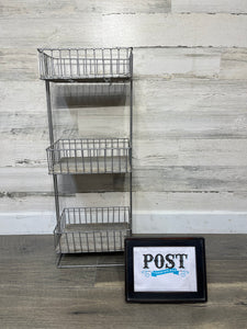 Three Tier Metal Storage Organizer