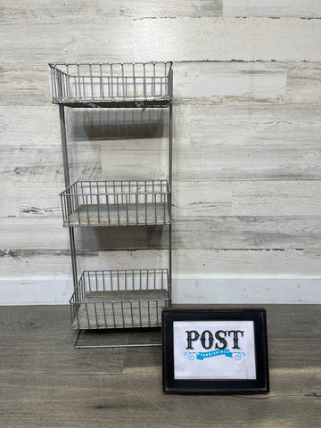 Three Tier Metal Storage Organizer