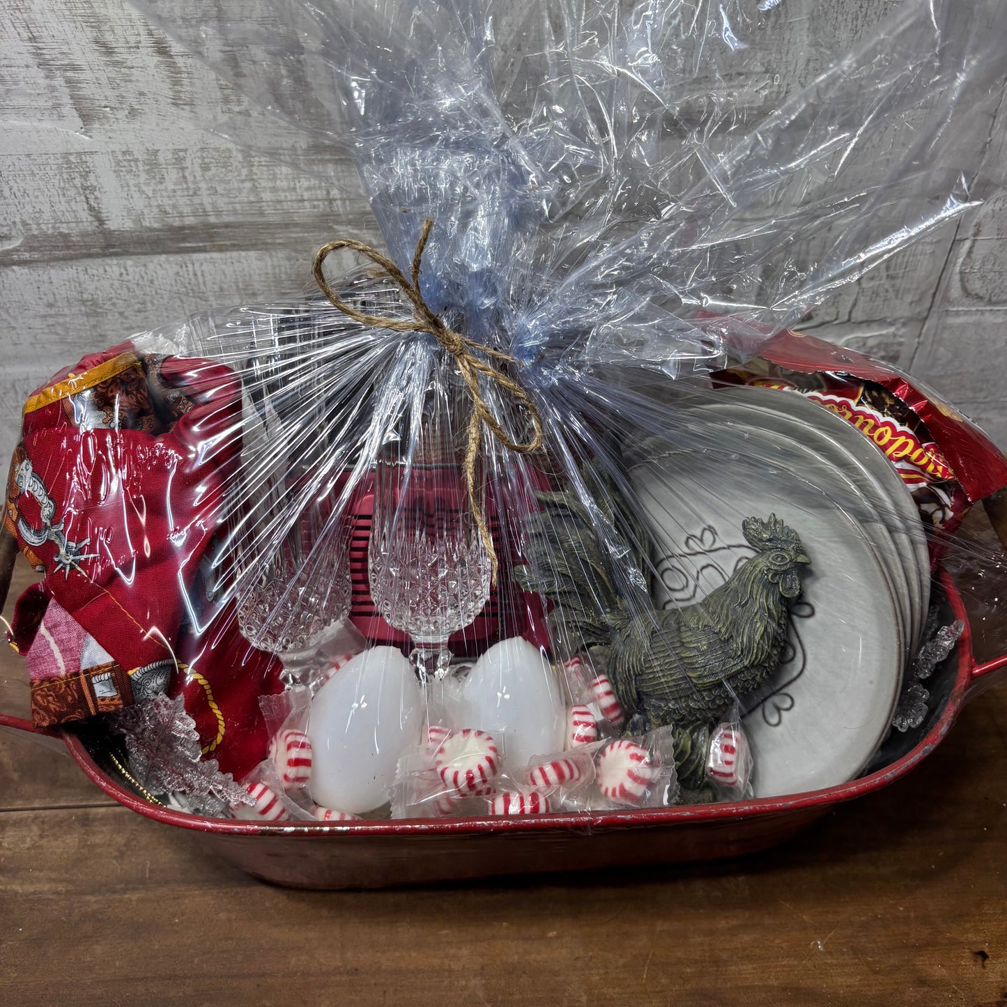 Farmhouse Theme Gift Basket