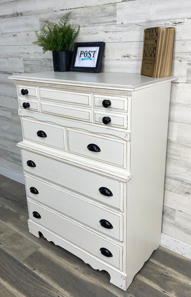 Tall White Farmhouse Dresser