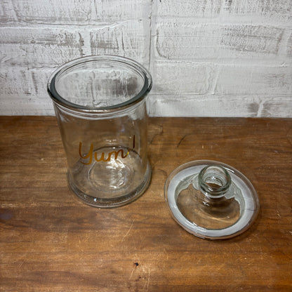 “Yay” Glass Canister