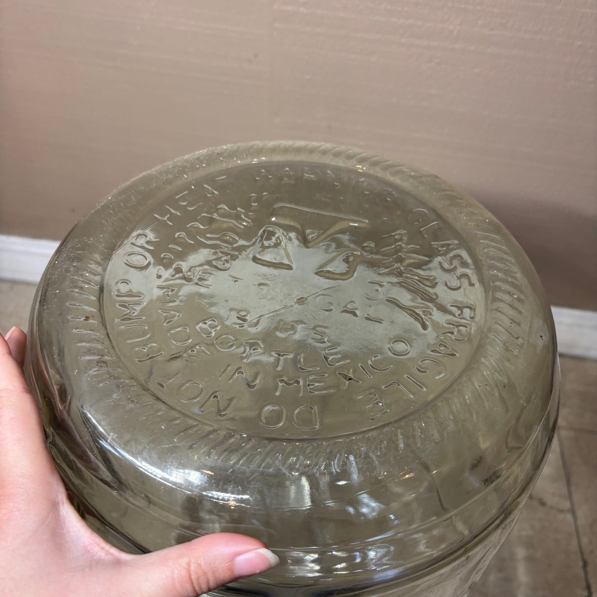 Vintage 5 Gallon Glass Jug