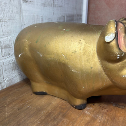 Mid Century Chalkware Starburst Piggy Bank A.N. Brooks
