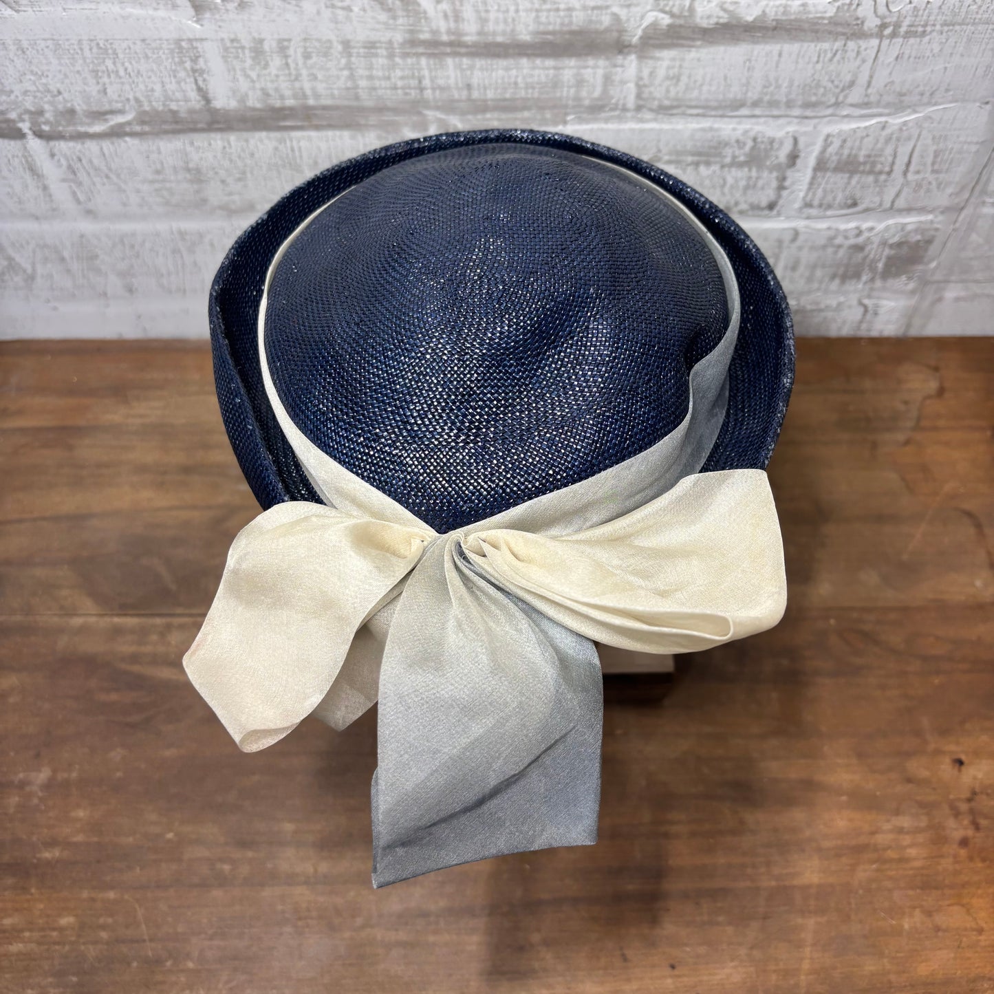 Vintage Betmar Navy Blue Cocktail Hat