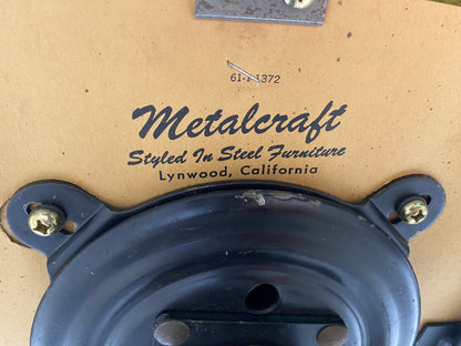 Mid Century Dining Set Green Chairs MetalCraft