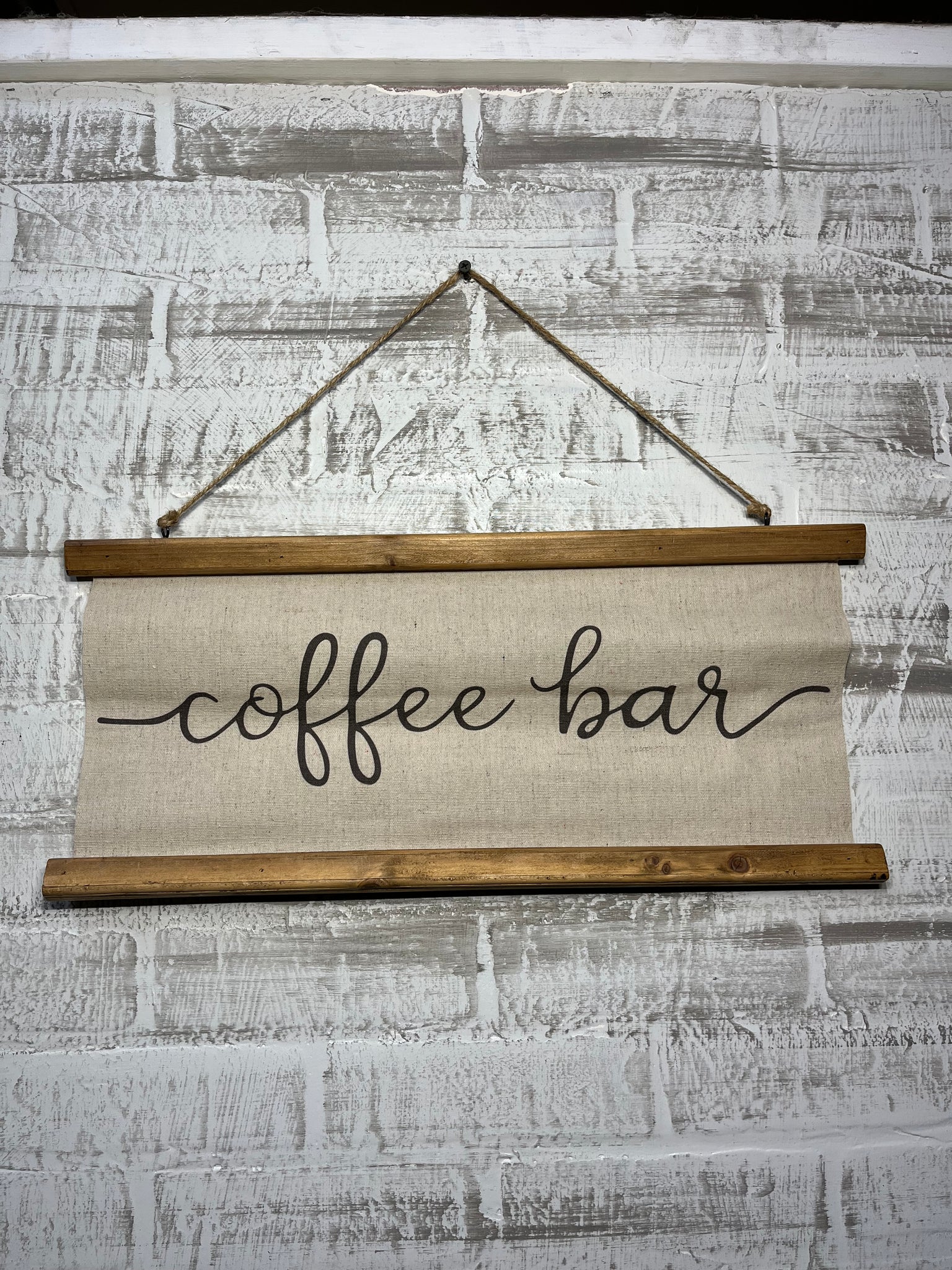 “Coffee Bar” Canvas Decor