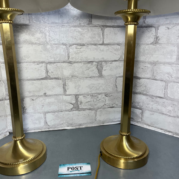 Brass Set Of Two Table Lamps