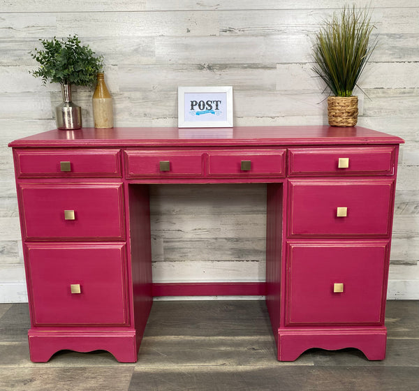 Hot Pink Barbie Desk