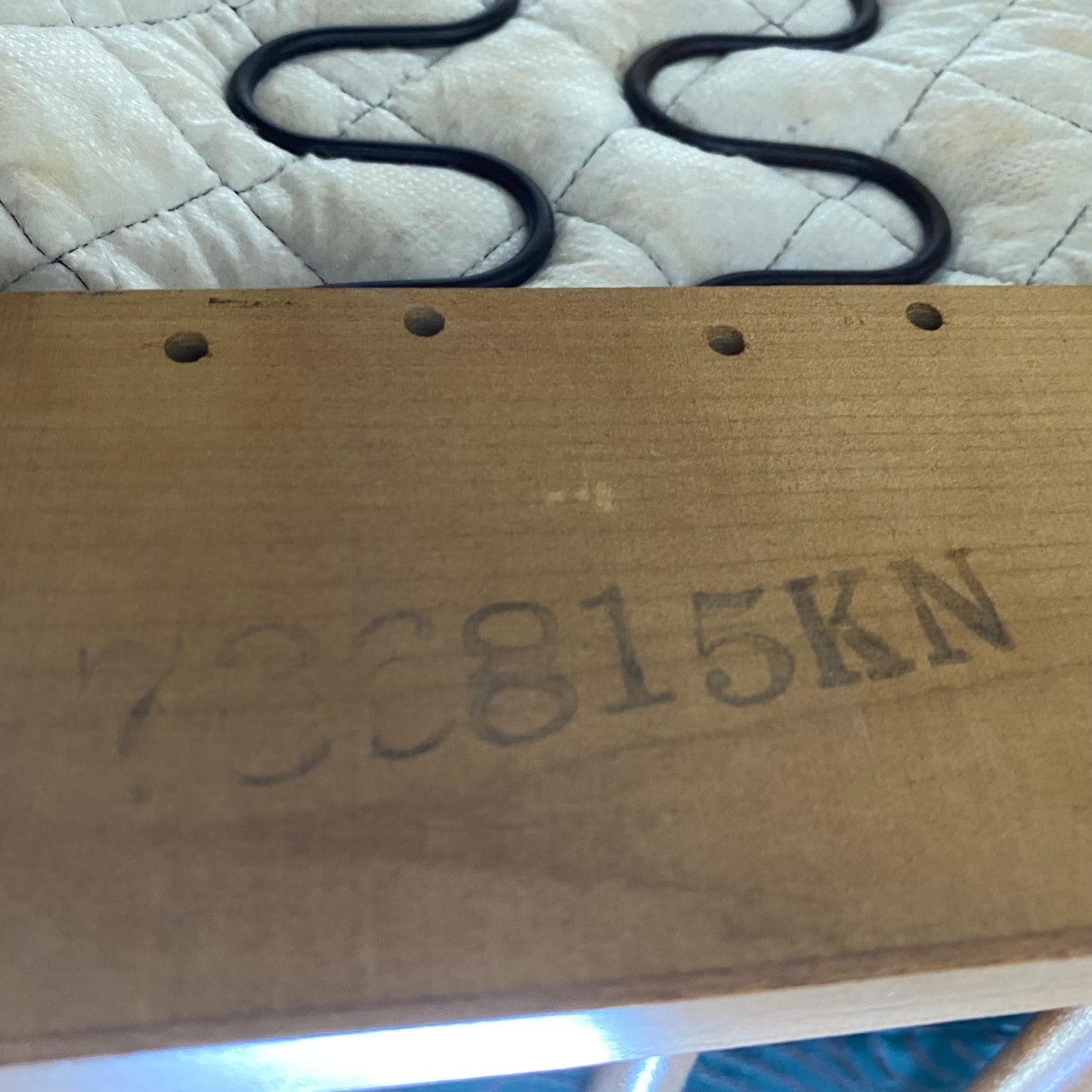 Vintage Wood Gliding Rocking Chair