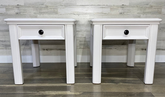 Matching White End Tables/ Nightstands  Set Of 2