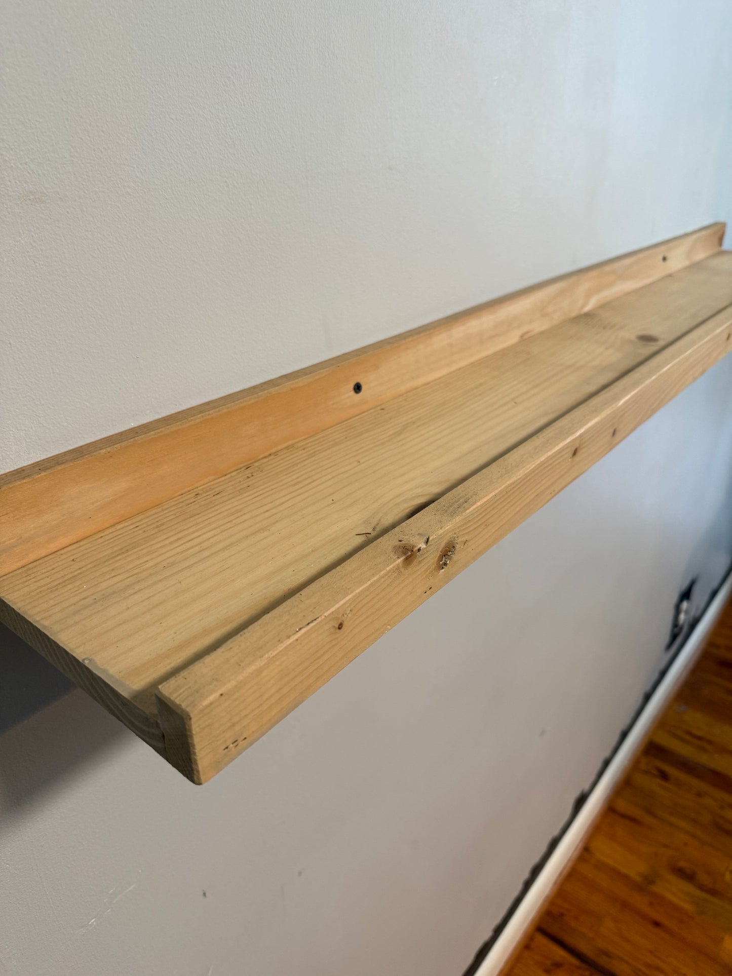 Set Of 2 Custom Wood Shelves
