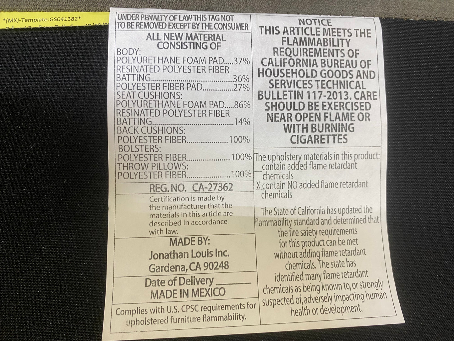 Jonathan Louis Sleeper Sectional Couch