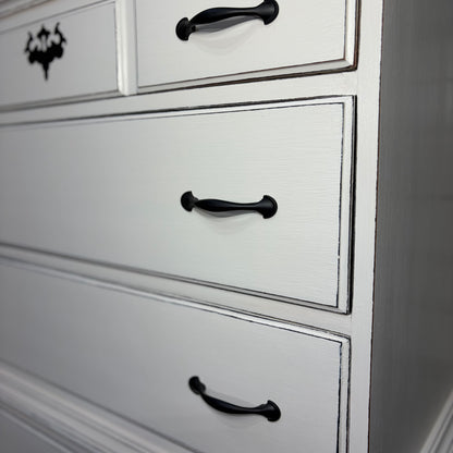 Tall White Dresser