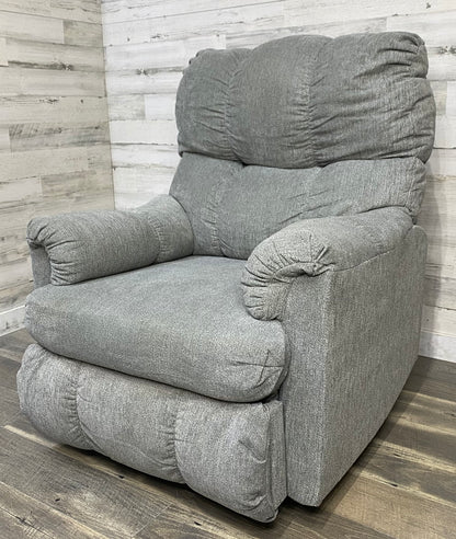 Gray Rocker Recliner Chair