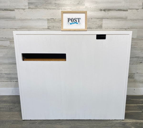 White File Cabinet W/ Printer Tray