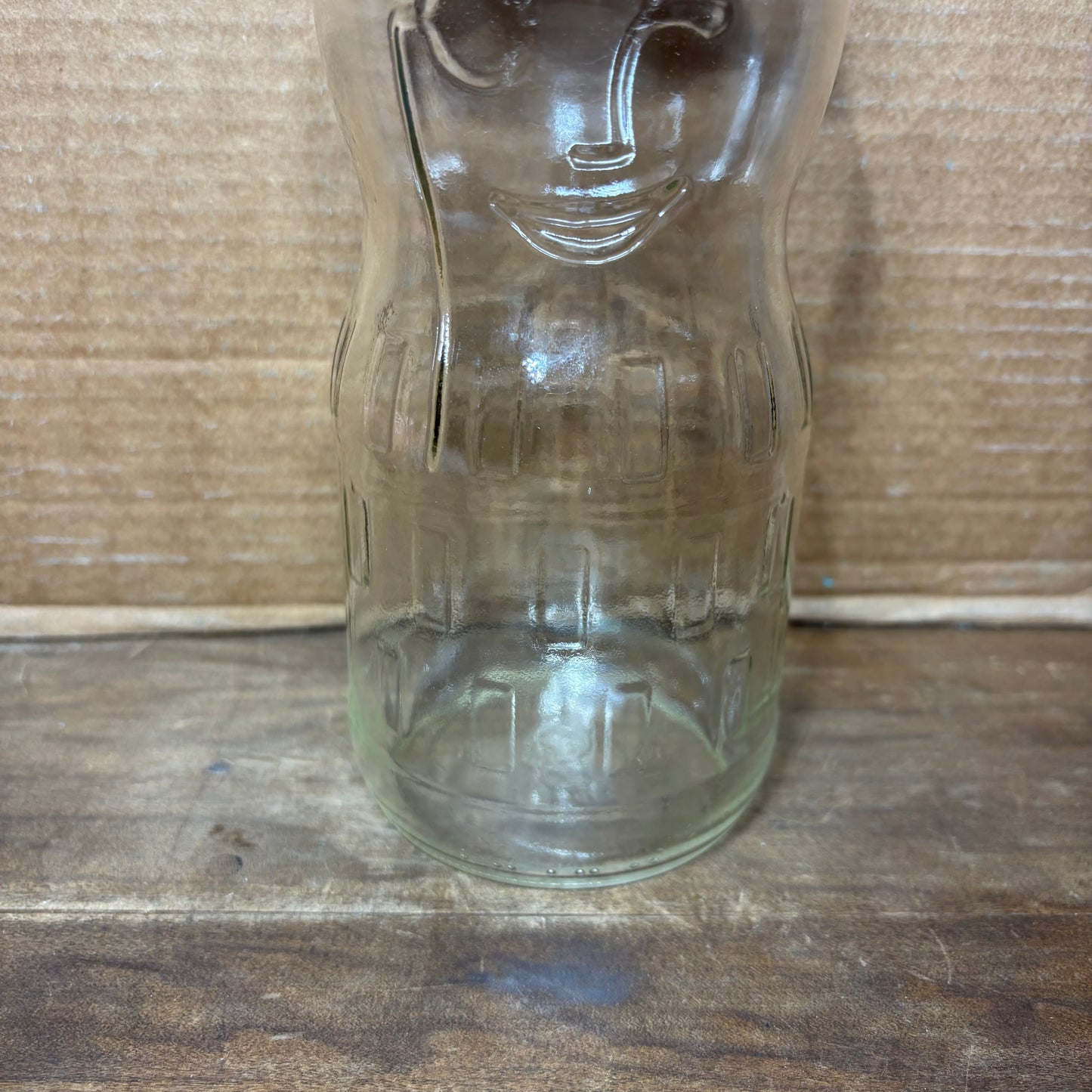Vintage Mr. Peanut 75th Birthday Glass Canister Food Storage Container