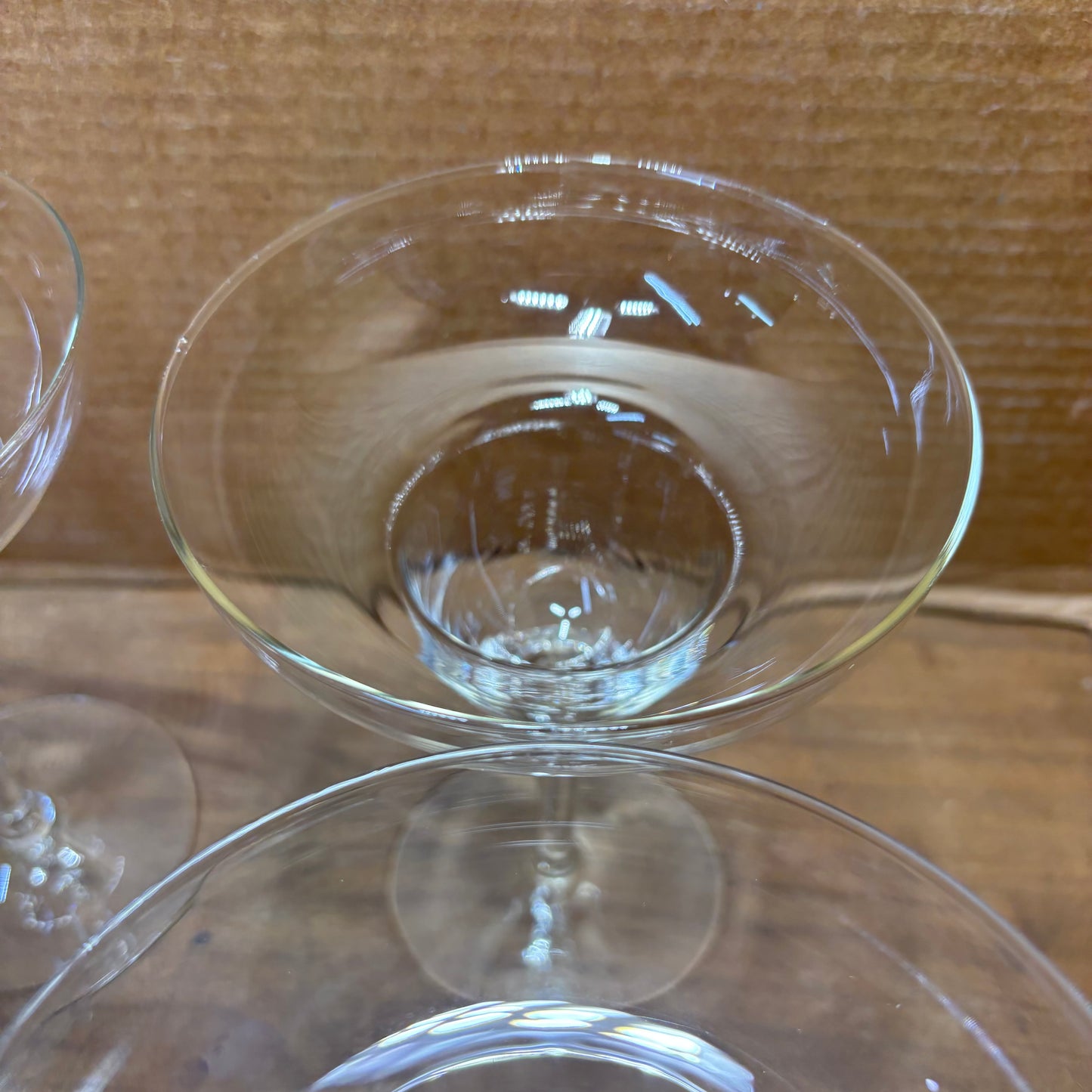 Vintage Handblown Margarita Glasses Set Of 4