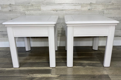 Matching White End Tables/ Nightstands  Set Of 2