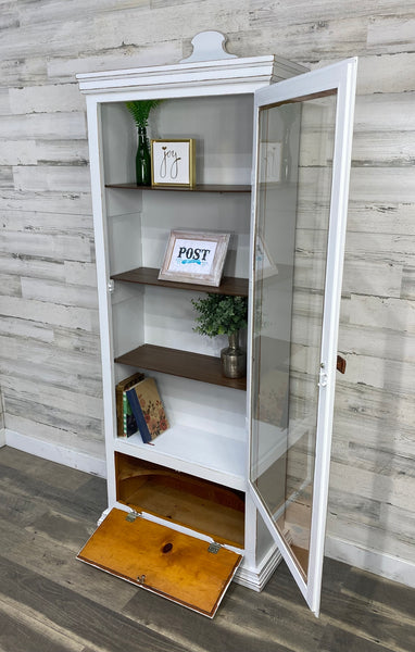 White Antique Cabinet