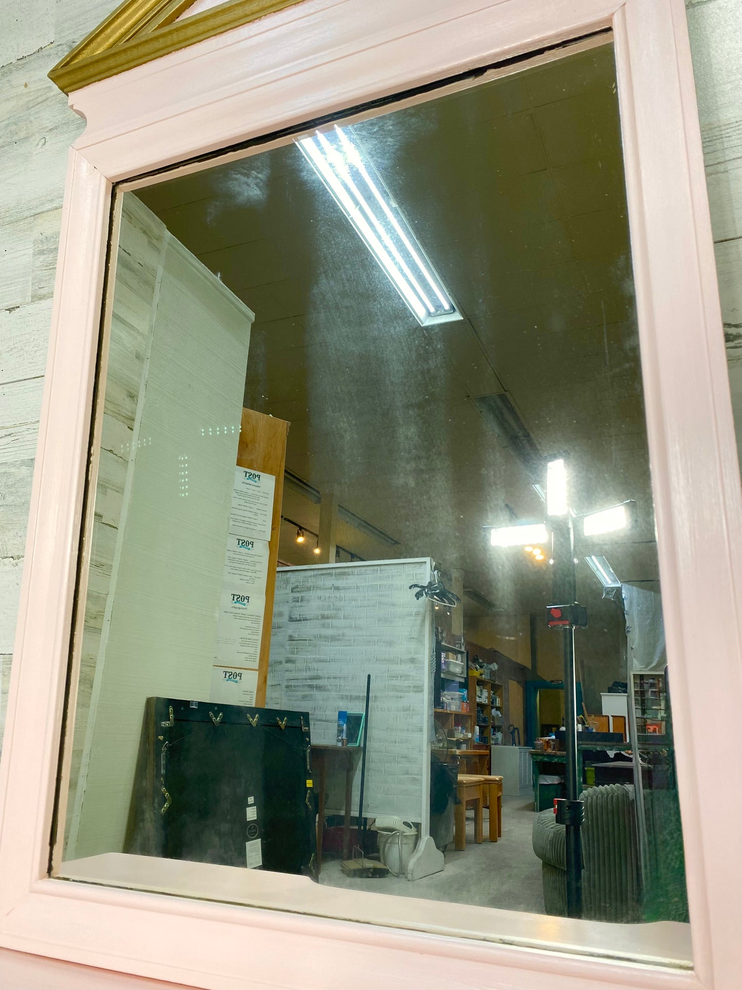 Antique Vanity Set Desk & Mirror