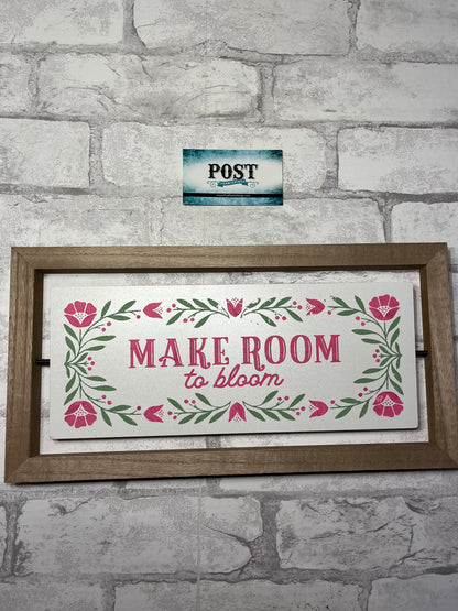 Floral Spring And Summer Flip Sign