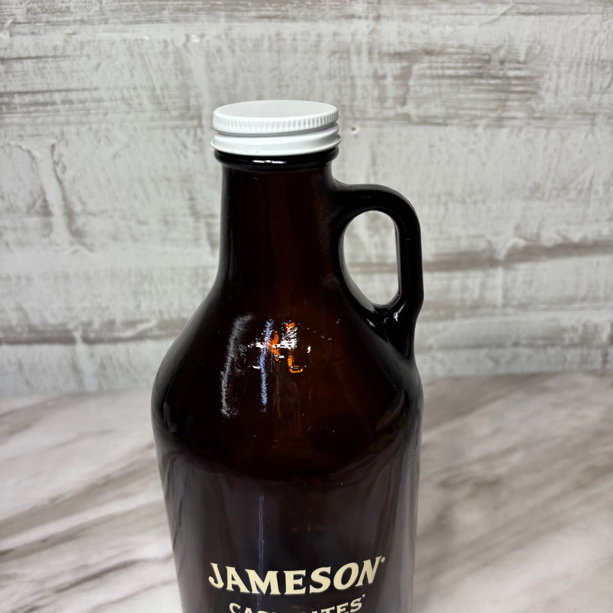 Jameson Caskmates Amber Glass Growler