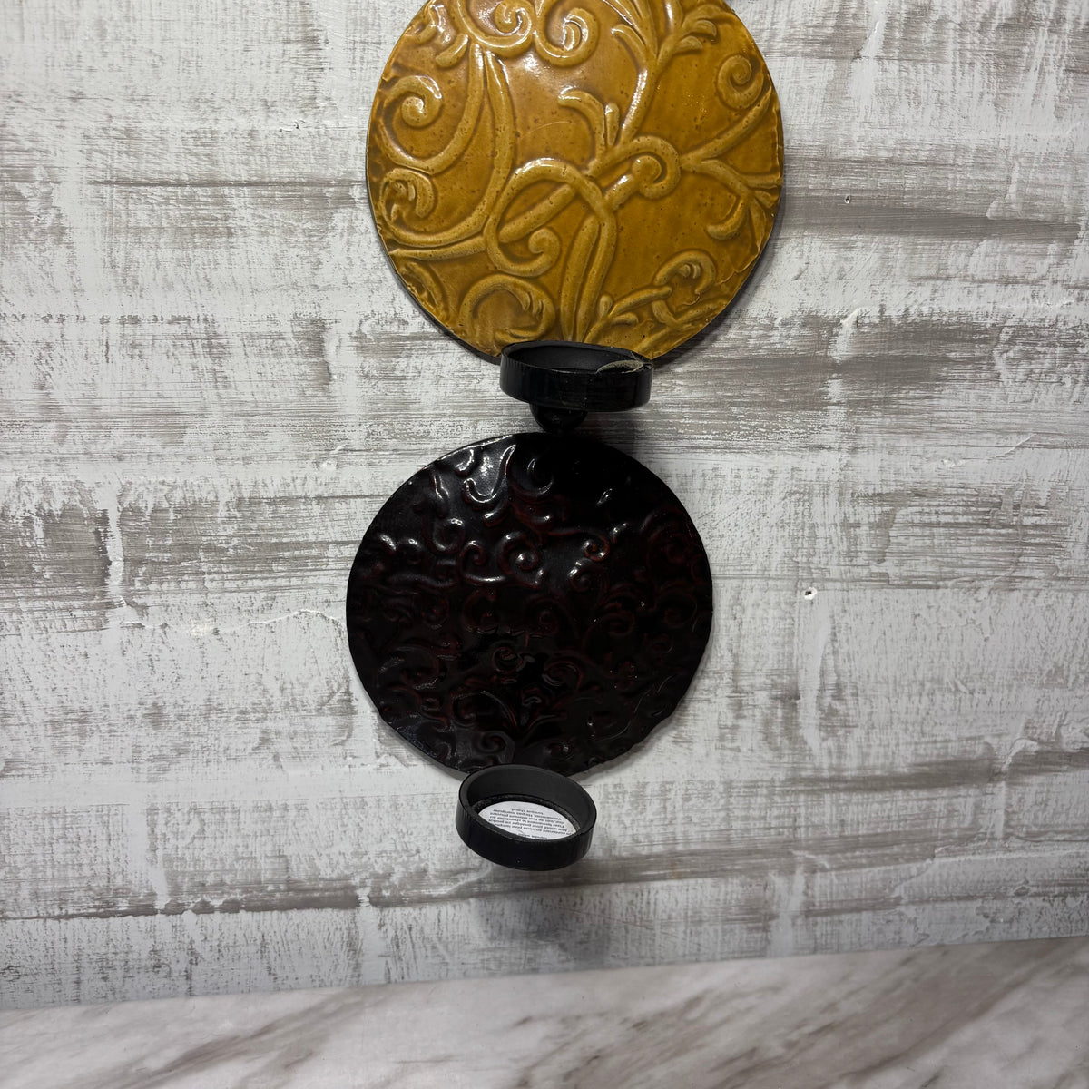 Vertical Multicolored Tea Light Hanging Candle Holder