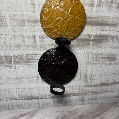 Vertical Multicolored Tea Light Hanging Candle Holder