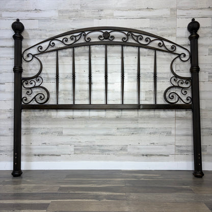 Hillsdale Chesapeake King Metal Headboard Rustic Brown