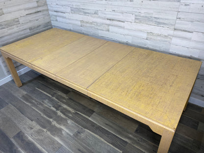Mid Century Modern Grass Cloth Dining Table