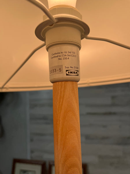 IKEA Lauters Wooden Floor lamp