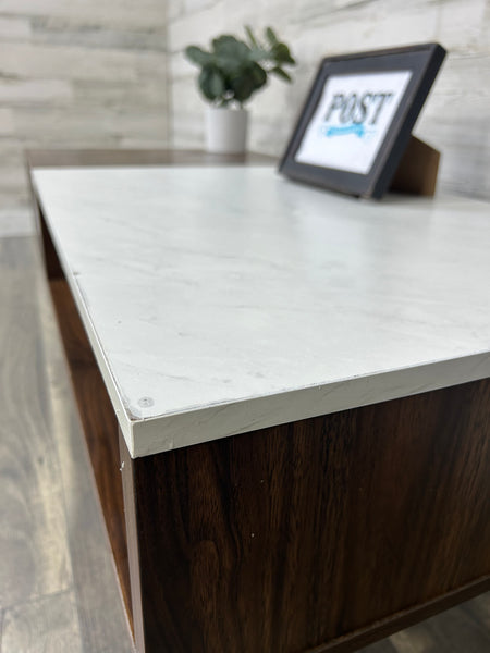 Modern Faux Marble Coffee Table