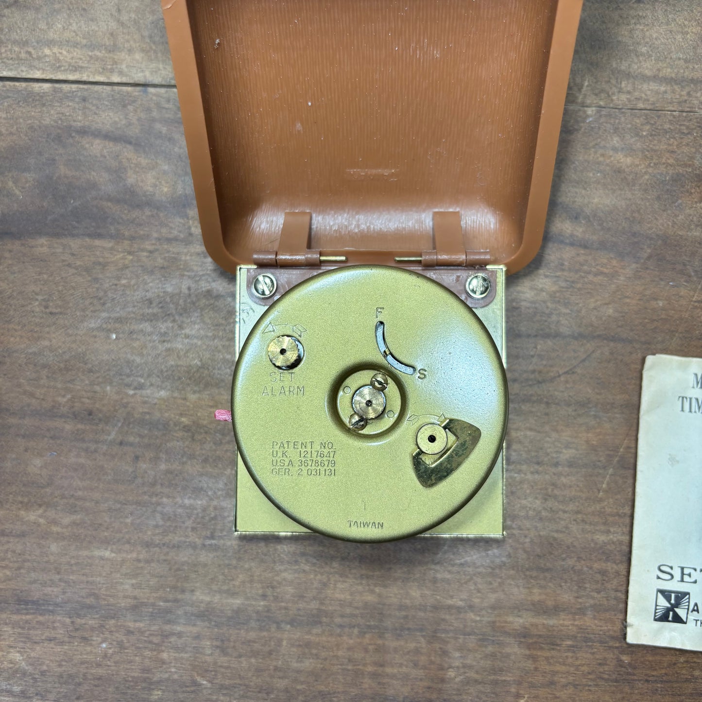 Vintage Seth Thomas Travel Alarm Clock