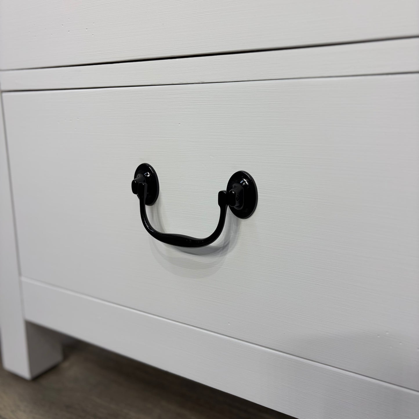 White Refinished Nightstand