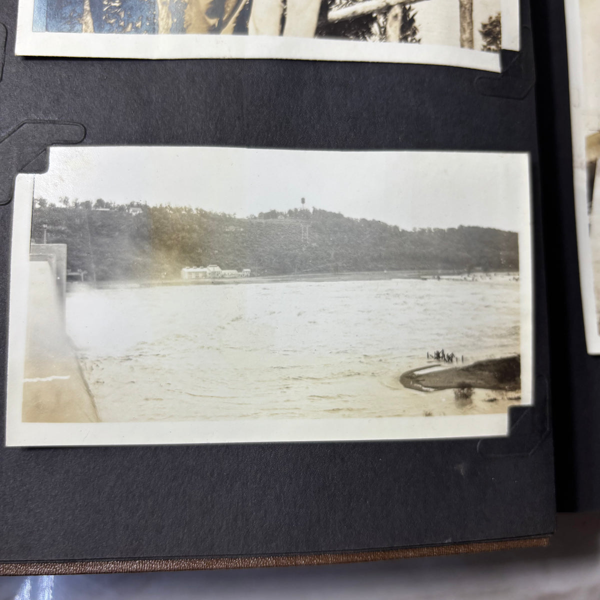 Mid Century Leather Photo Album