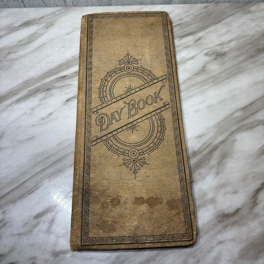 Antique Rare Daybook Ledger Records Sales