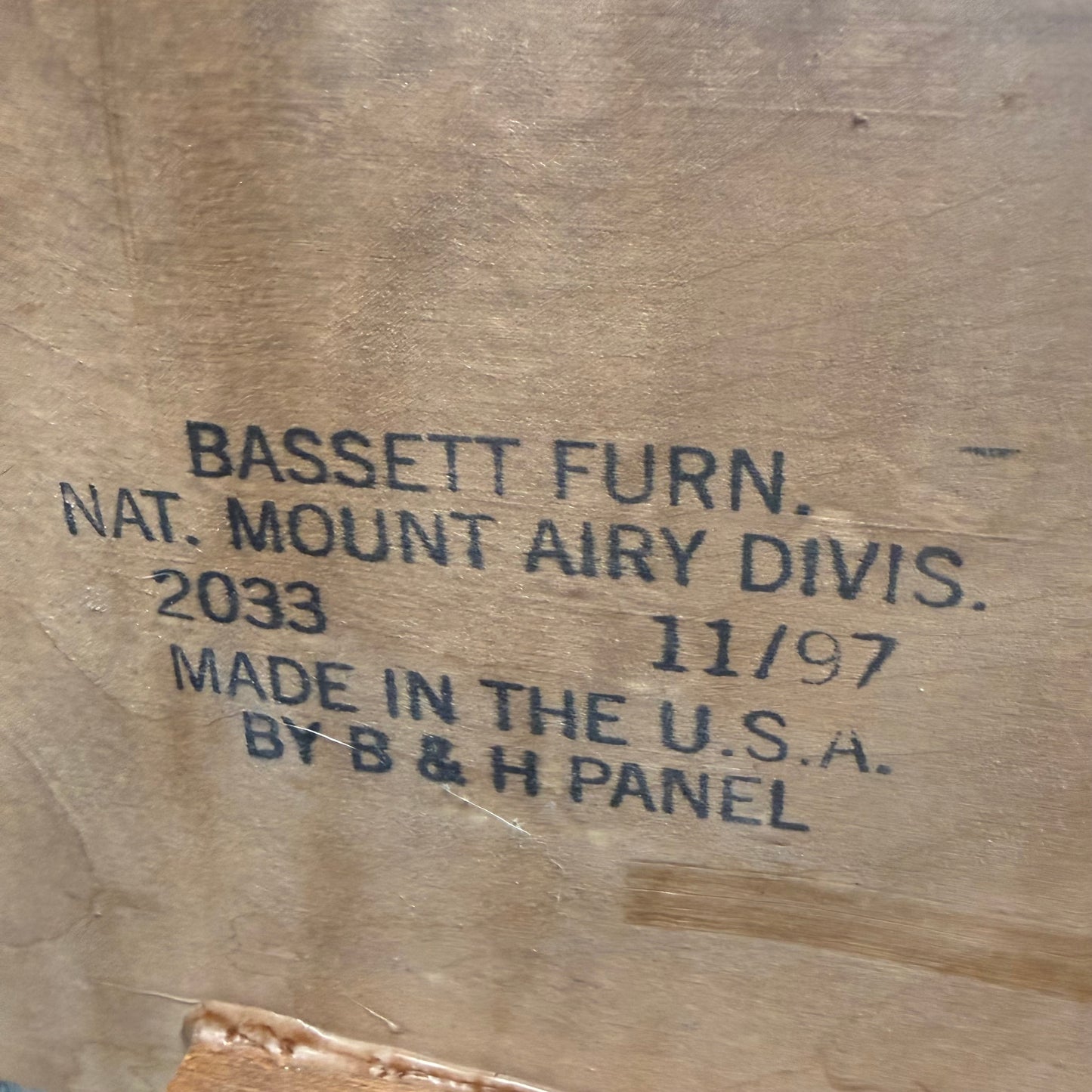 King Mission Style Bed Frame Bassett