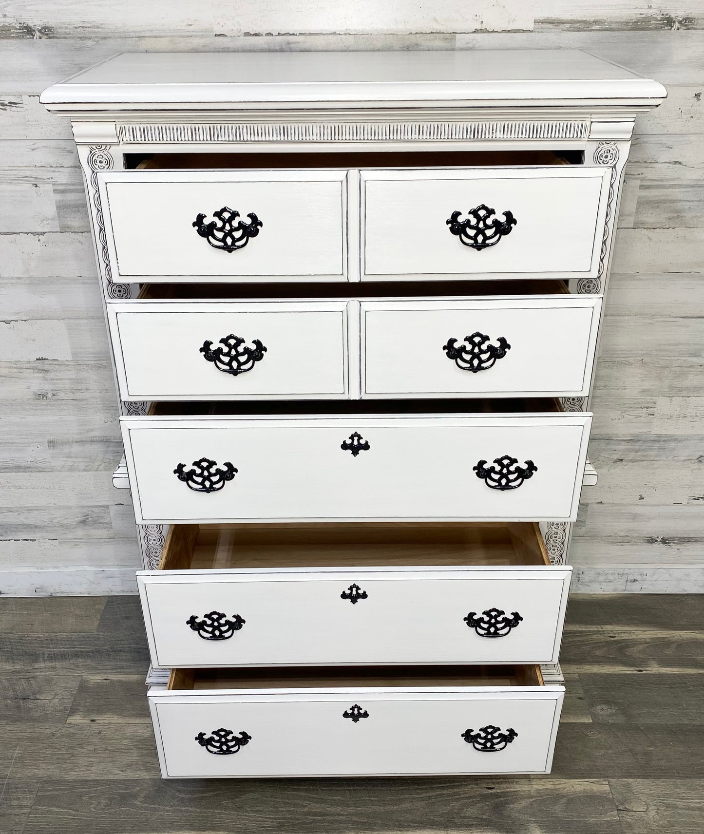 Tall White Farmhouse Dresser