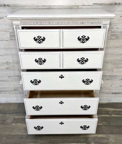 Tall White Farmhouse Dresser