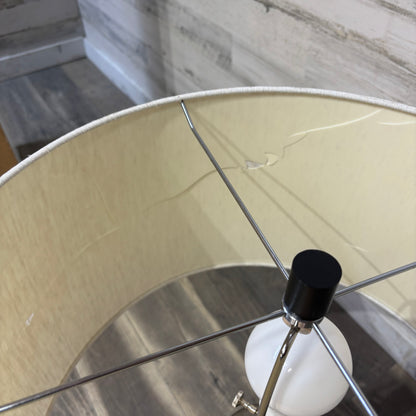 Grey Textured Ceramic Table Lamp