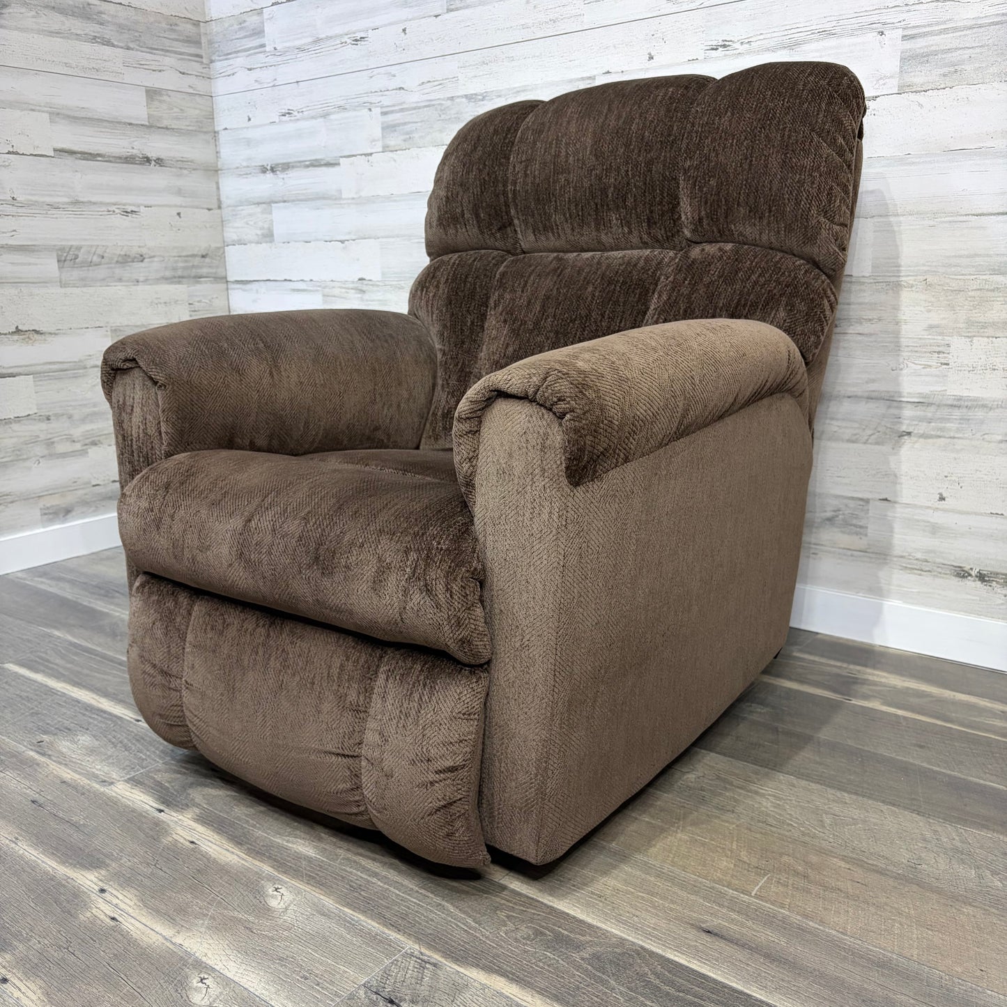 Brown Rocking Recliner Chair