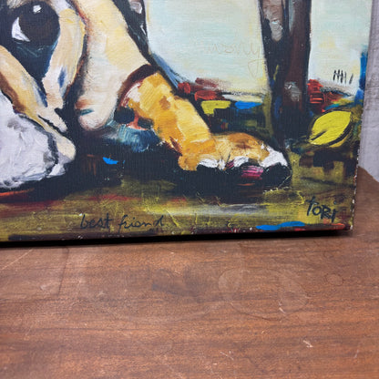 French Bulldog "Smushy" Canvas Art