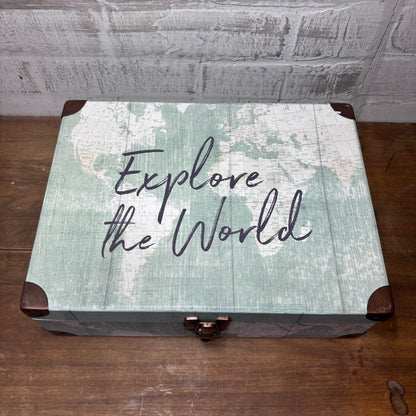 "Explore the World" Decorative Storage Box