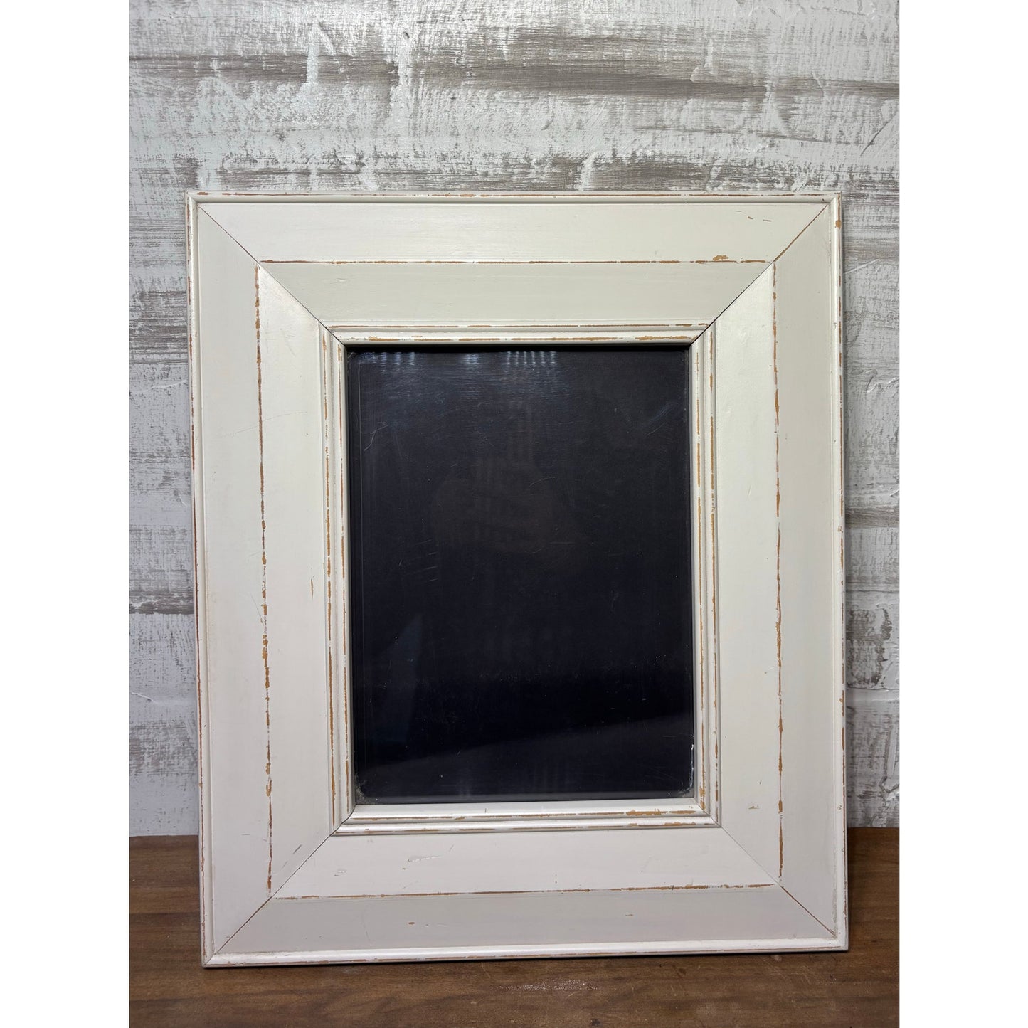 White Distressed Picture Frame