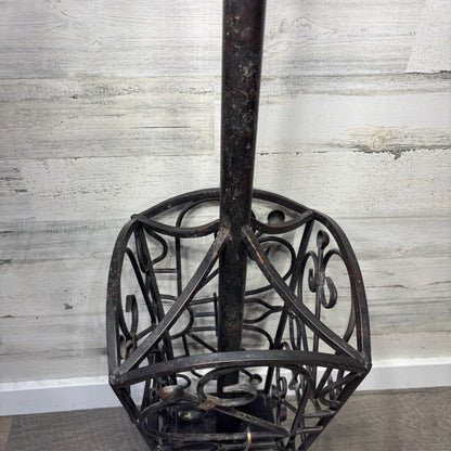 Cast Iron Metal Coat And Umbrella Rack